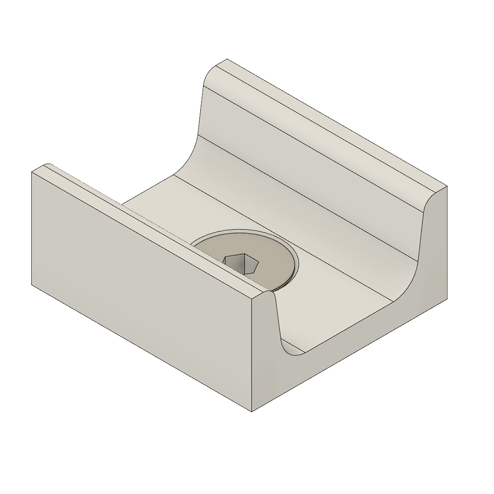 55-070-0 MODULAR SOLUTIONS DOOR PART<br>U-BAR FOR SLIDING DOOR